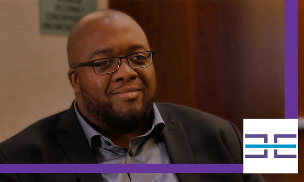 Christopher Lafayette wearing glasses in the original 3E @ VRX interview thumbnail.