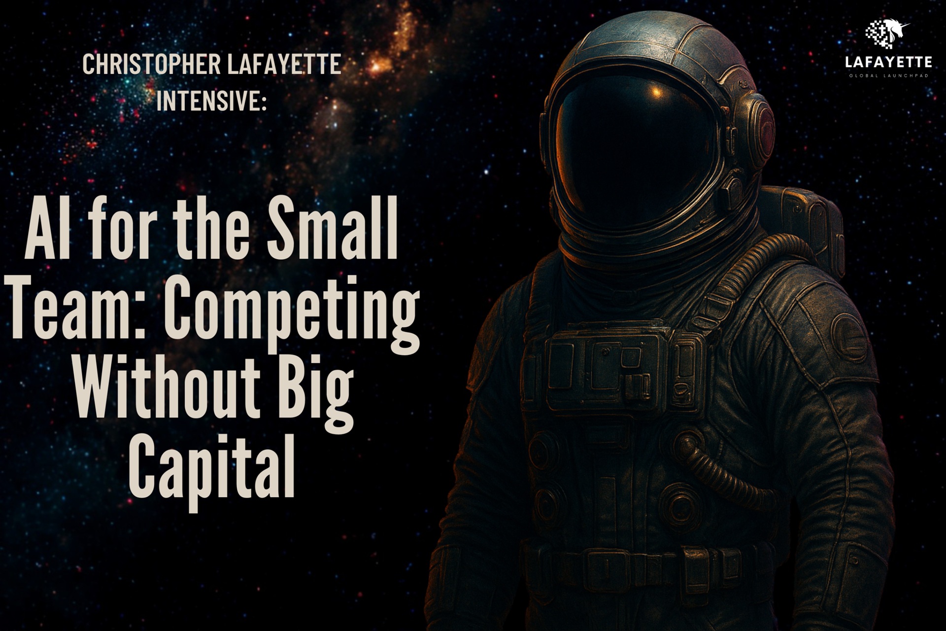 AI for the small team – competing without big capital